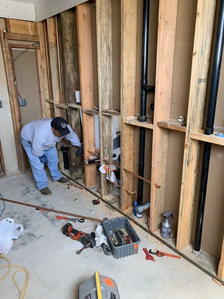 Commercial rough-in plumbing for Gas Line Repair in Ellis Crossroads